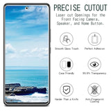 [2 Pack] Screen Protector For Samsung Galaxy A53 5G Tempered Glass, Fingerprint Unlock Compatible, Anti Scratch, Bubble Free, Easy Installation