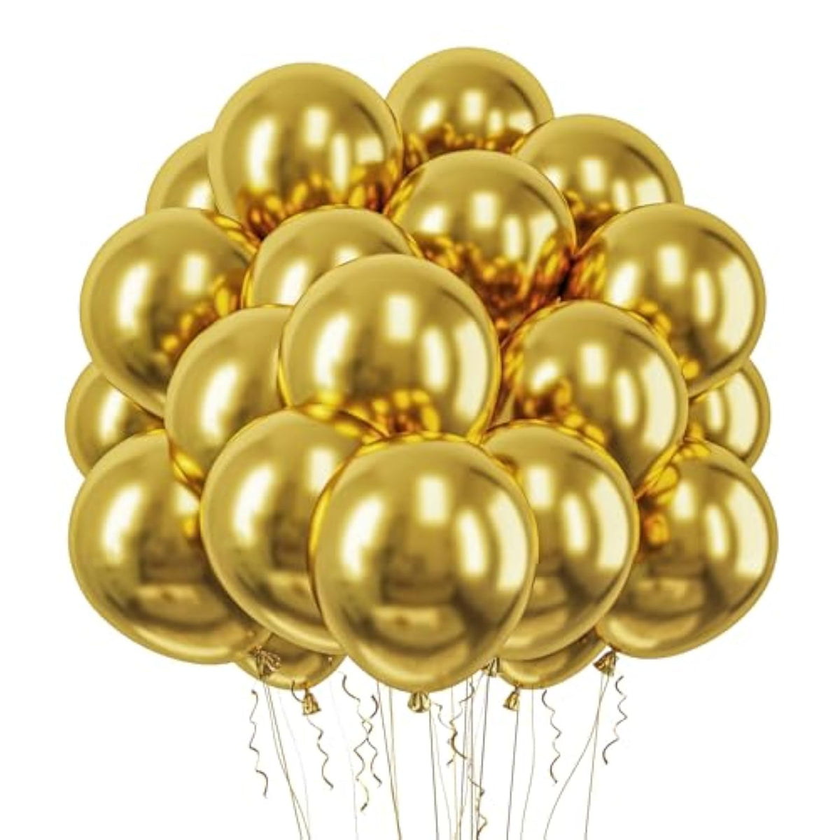 65Pcs Hot Pink Party Balloons, 12 Inches Helium Party Balloons With Ri