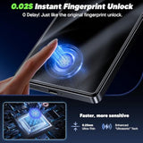 For Samsung Galaxy S25 Ultra Screen Protector - [0.02S Fingerprint Unlock] [No.1 Top 9H+ Tempered Glass] [Auto Dust Remove] [Zero Bubble] 8K Hd 10X Shatterproof Case Friendly, 2 Pack