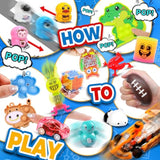 350 Pcs Party Favors For Kids, Fidget Toys Bulk, Easter Eggs Fillers, Treasure Box Toy For Classroom Prizes, Goodie Bags Stuffers Birthday Carnival Prize, Pinata Filler Stuffers