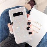 Galaxy S10 Case, S10 Case Luxury Sparkle Glitter Cute Phone Case Girls Women Pretty Design Translucent Clear Slim Tpu Soft Rubber Silicone Cover Protective Case For Samsung Galaxy S10(Colorful)
