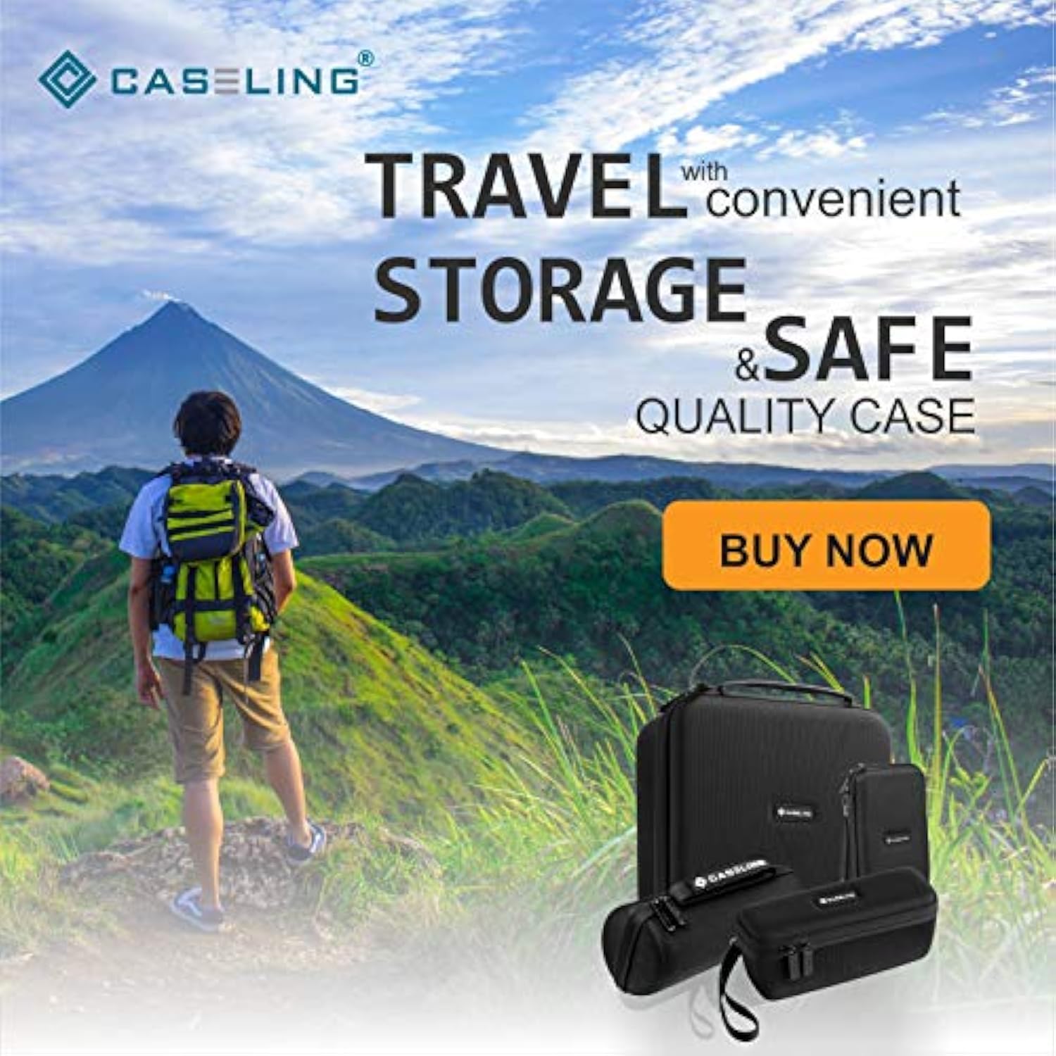 Caseling Neoprene Sleeve Pouch Case Bag for 14 Inch Laptop Computer. Designed to fit Any Laptop Notebook Ultrabook MacBook with Display Size 1 inches - Colorful