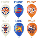 Dart War Party Supplies, Balloons, Gun Picks & Target Decorations for Birthday Party