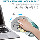 2 Pack Gaming Mouse Pad And Coaster,Ergonomic Mouse Pad With Wrist Support Gel,Non-Slip Pu Base,Easy Typing Pain Relief Effect,Suitable For Office And Home (Cute Cow)