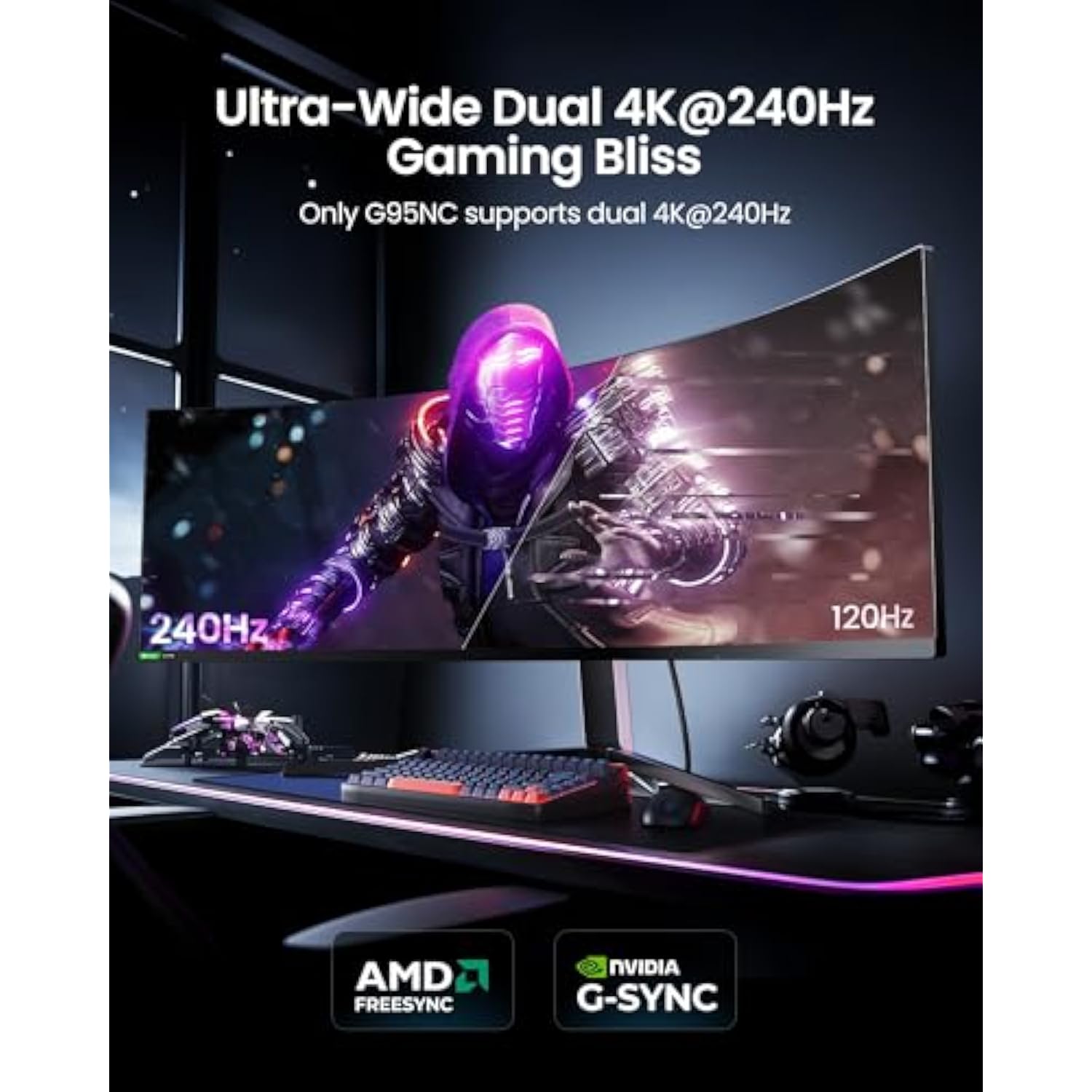 Displayport 2.1 Cable 10Ft, Dp 2.0 Cable [16K@60Hz,8K@120Hz, 4K@240Hz, 2K@360H