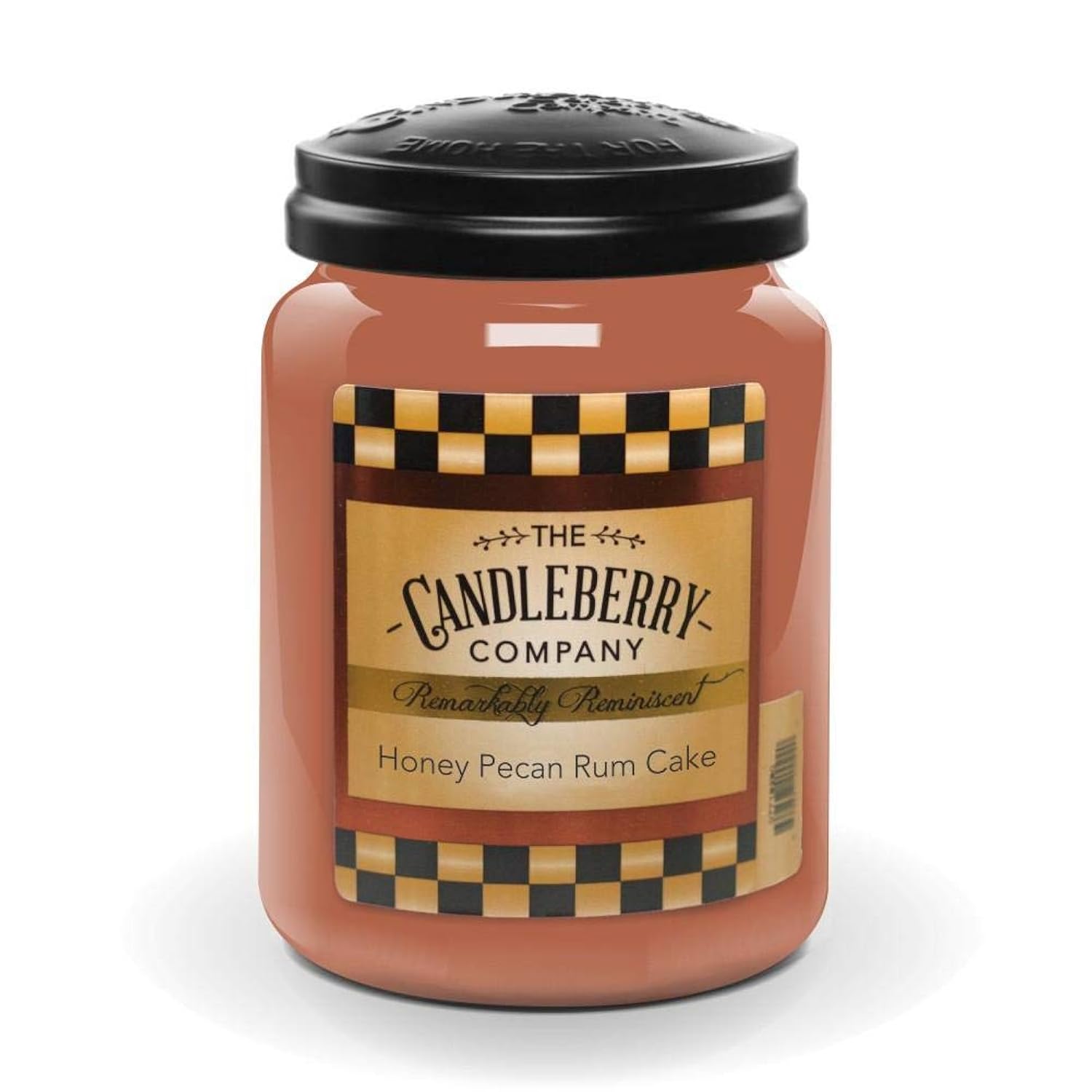 Candleberry Candles | Honey Pecan Rum Cake | Strong Fragrances For Home | Hand Poured In The Usa | Highly Scented & Long Lasting | Large Jar