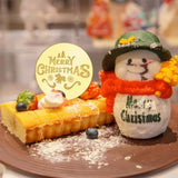 20Pcs Golden Cupcake Toppers Mirror Acrylic Merry Christmas Cake Signs Christmas Themed Cake Charm Round Cake Discs For Diy Decor Supplies