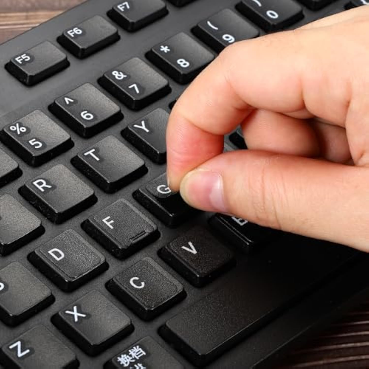 Russian Keyboard Layout Stickers, 4 Pack Universal Keyboard Replacement Cover