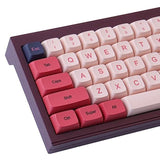 Pbt Keycaps,Xda Profile Keycaps 148 Keys Dye Sublimation Cute Pink Custom Keyc