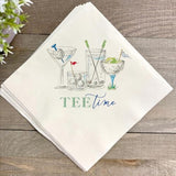 Tee Time Golf Cocktail Napkins – 50 Pack, Funny Golf-Themed Party Supplies, 2-Ply Disposable Napkins For Retirement, Birthday, Or Tournament Celebration – 5 X 5 Inches