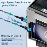 Motorola G Charger Fast Charging Cord 4-Pack 1.5/3/6/10Ft Long Android Charger Usb To Usb C Phone Charging Cord For Moto G Stylus 5G,G Power,G Play,Edge 2024,Razr 50 Ultra,Edge 50 Ultra,One 5G Uw Ace