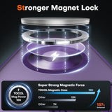 Midnight Purple iPhone 13 Case Compatible with MagSafe