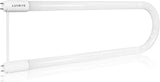 4 Pack U Bend LED Tube Lights T8 T12 18W 3000K Soft White G13 Fluorescent Replacement