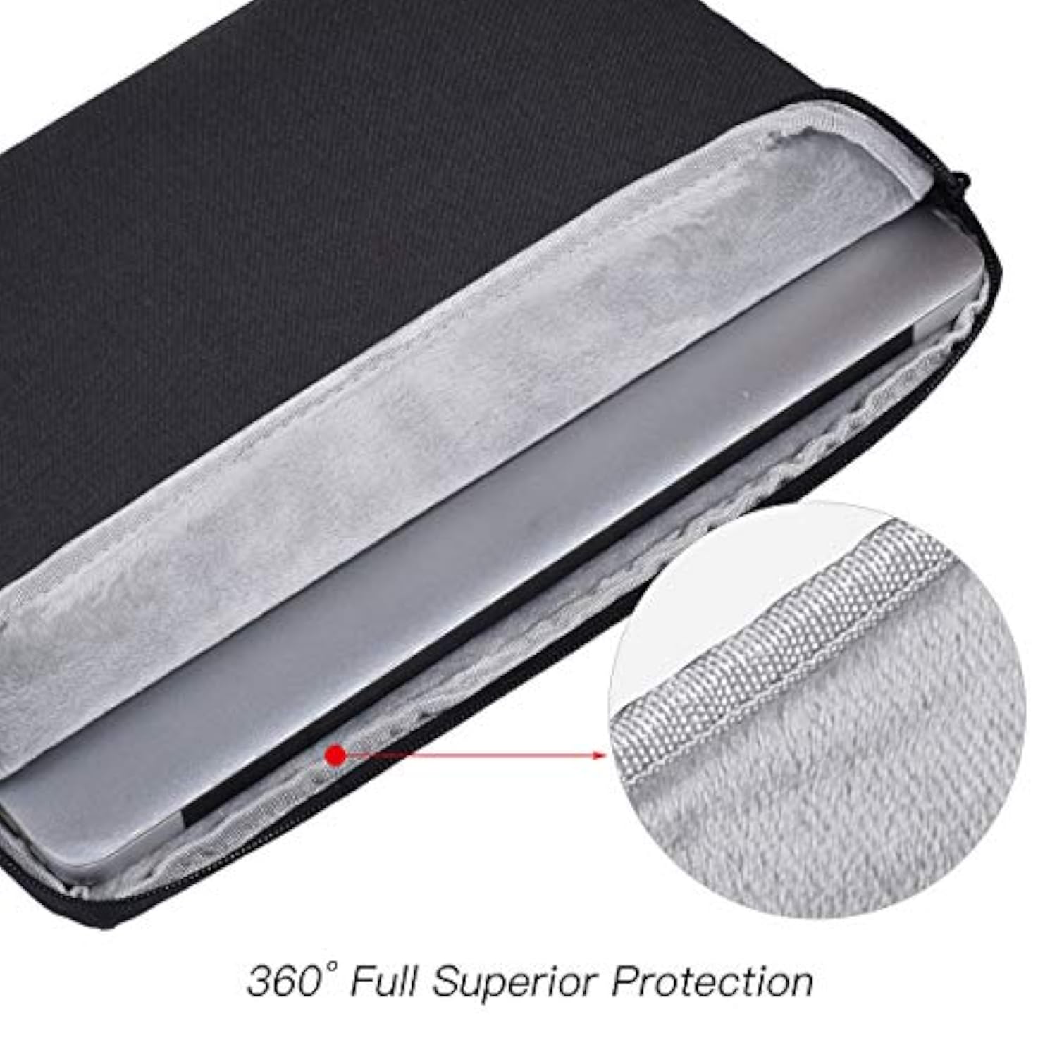 14 Inch Laptop Sleeve For Lenovo Chromebook/Flex/Yoga/Ideapad 14", Hp Asus Dell Acer Chromebook,Hp Stream 14, Dell Latitude 14/Inspiron 14 Case,Black