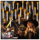 18Pcs Floating Candles With Magic Wand Remote, Battery Operated Flameless Taper Candles, Flickering Warm Led Light Window Candle For Halloween Decorations Christmas Wedding Party Decor