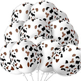 50 Pcs Cow Balloons Latex Funny Print Cow Farm Balloons For Wedding Birthday Party Supplies Decorations