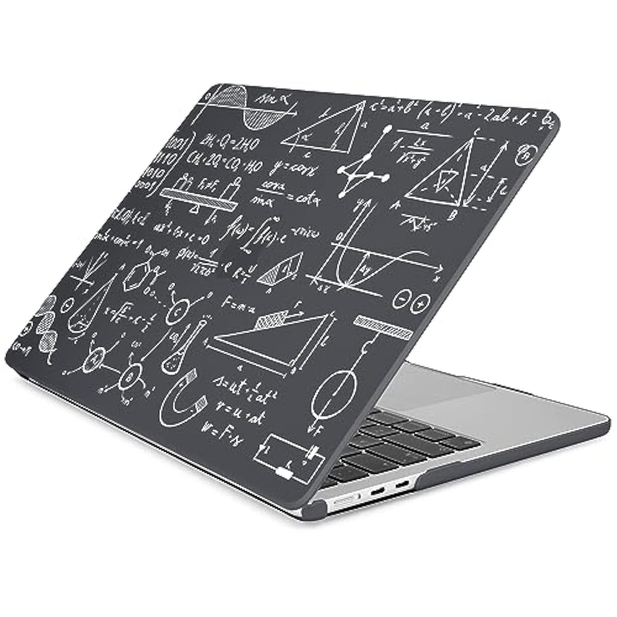 Case For 15-Inch Macbook Air 2025 M4 2024 M3 2023 M2 Chip Model A3241/A3114, Unique Designed Protective Plastic Hardshell & Keyboard Cover -Durable Scratch-Resistant, Scientific Formula
