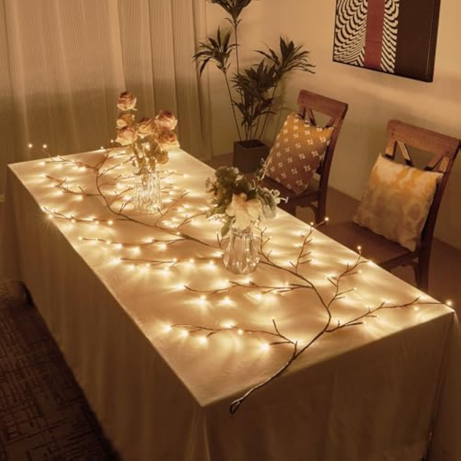 Enchanted Willow Vine Lights 9.3Ft 160Led, Vines For Home Decor Lighted Tree For Walls In 8 Modes & Timer, Branches Ligh