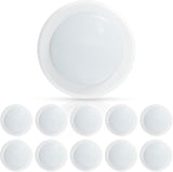 10 Pack 6 Inch LED Disk Lights 5000K Daylight Dimmable Flush Mount Downlights