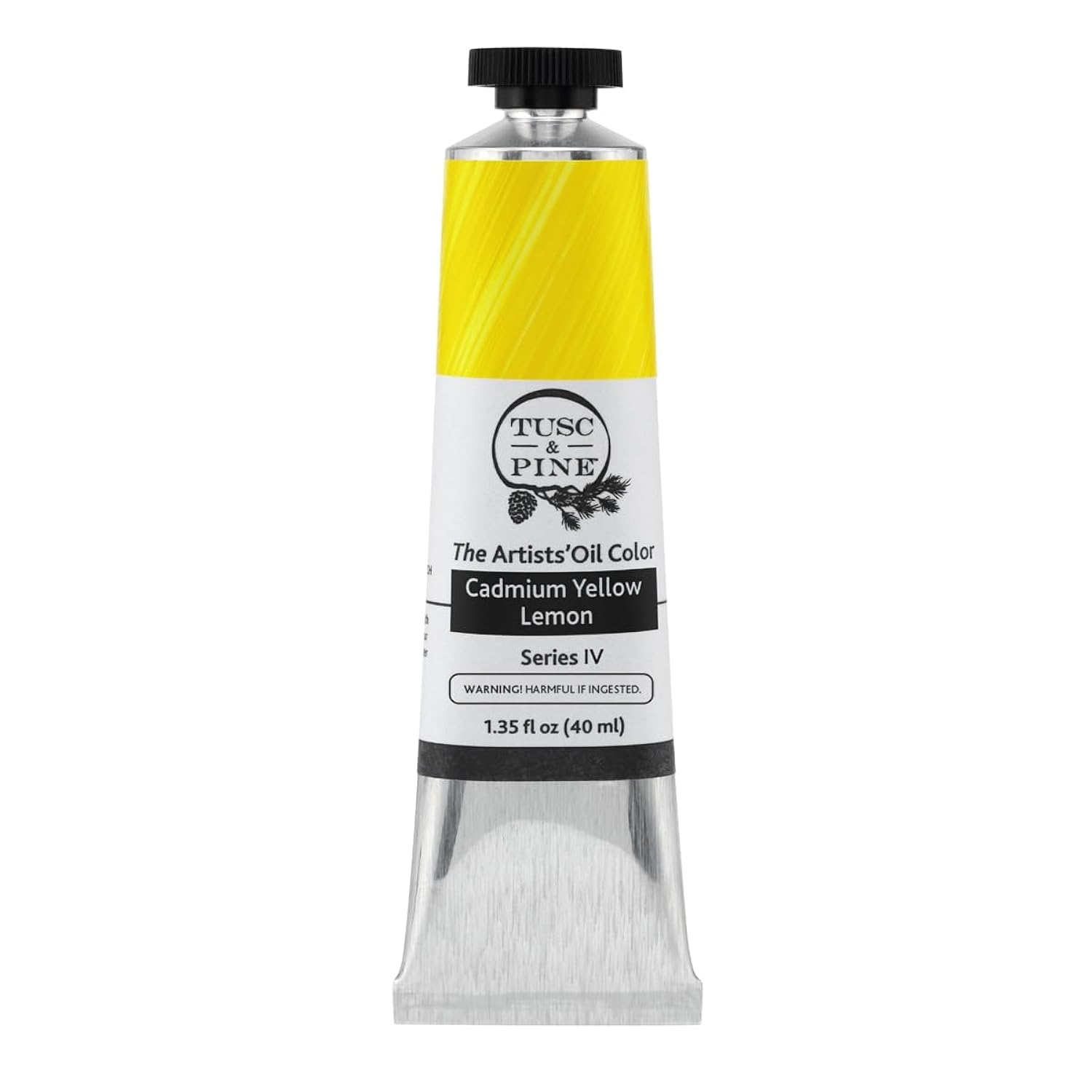 Artist Oil Paint - Cadmium Yellow Lemon, 40 Ml, Non-Yellowing, Rich & Creamy Consistency, Maximum Pigment Load, Small Batch Milled Oil Paints Made In The Usa For Professional Artists