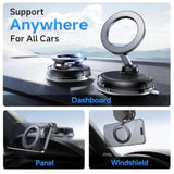 Car Phone Holder For Magsafe [78+Lbs Strongest Suction & 2400Gf Strongest Magnetic] 360° Adjustable Car Phone Mount, Phone Holders For Your Car For Iphone 16 Pro Max 15 14 13 12 Plus (Carbon Fiber)