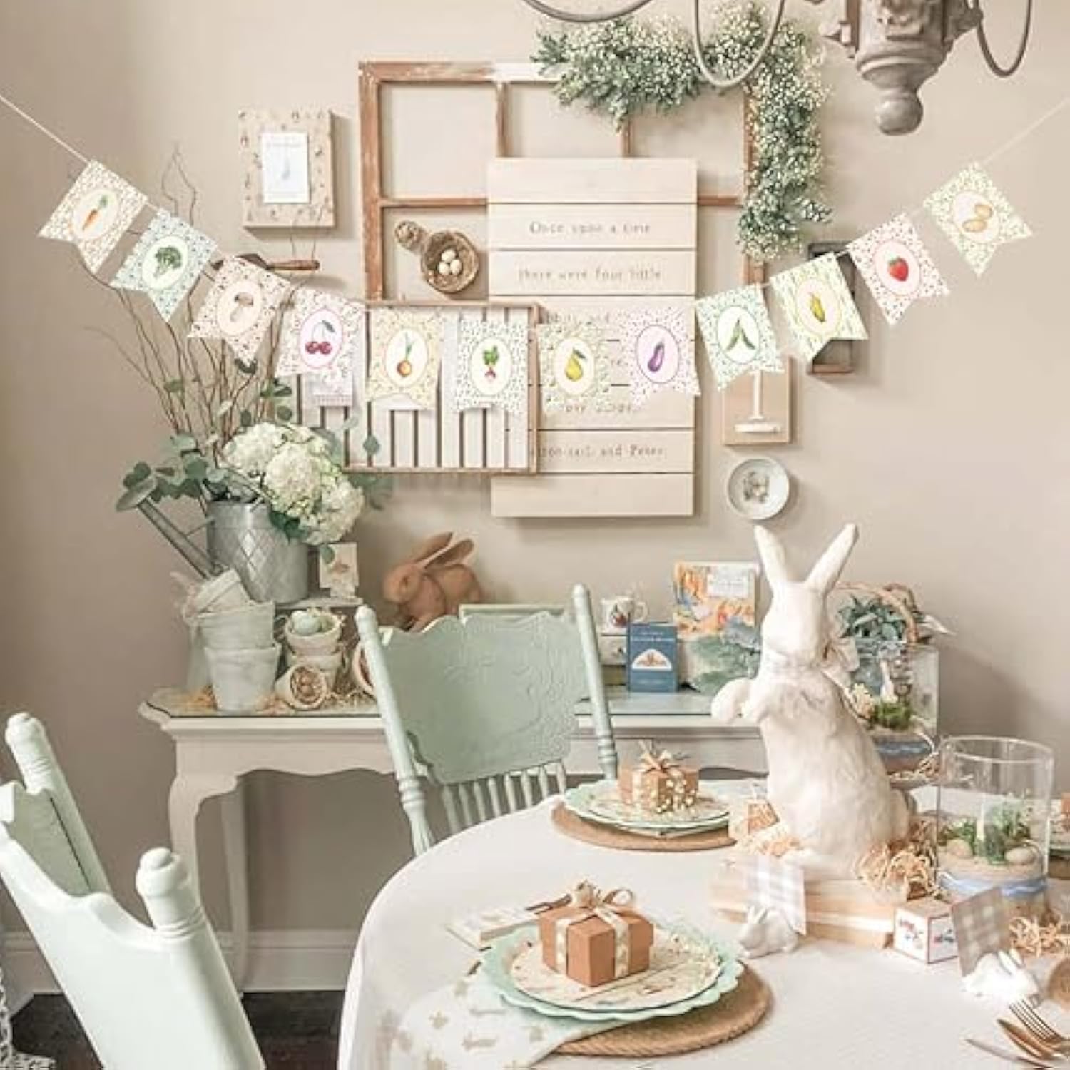 Locally Grown Baby Shower Bunting Banner, Vegetable Farmer'S Party Decorations For Kids Produce Stand Farmers Market Bridal Shower Party Bachelorette Garland Decorations.