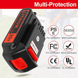 20V 4Ah Replacement Lithium Battery 2-Pack for Black and Decker Cordless Tools