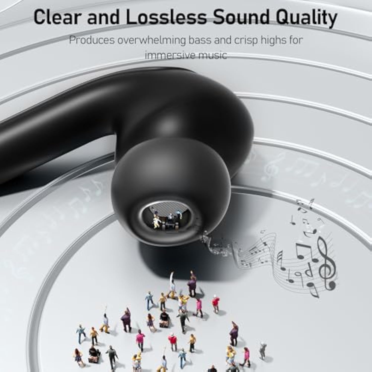 True Wireless Earbuds Bluetooth 5.3 With Microphone, Tws Earbuds In-Ear Headph