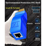 Hdmi Extender Over Cat5E/6 2-Pcs, Ethernet To Hdmi Rj45 Ethernet Network Adapt