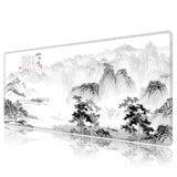 Pattern Xxl Computer Mouse Pad 35.4X15.7X0.12Inch, Large Pc Keyboard Mousepad With Anti-Slip Base For Gaming (Landscape 2, 35.4"X15.7"X0.12")