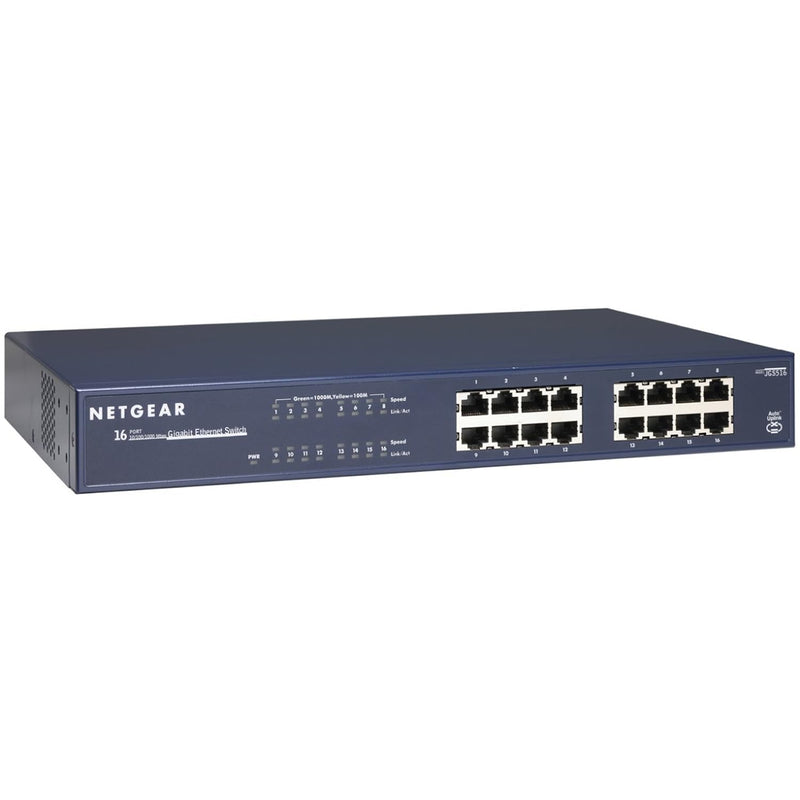 16-Port Gigabit Ethernet Unmanaged Switch (Jgs516) - Desktop Or Rackmount, And