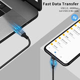 240W Usb C Cable 90 Degree, 10Ft Type C To Type C Cable, 90 Degree Usb C Cable