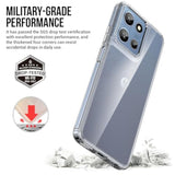 For Motorola Moto-G-2025 Case: Military-Grade Shockproof Phone Cover With Tempered Glass Screen Protector, Anti-Scratch & Reinforced Bumpers - Crystal Clear