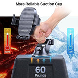 3-in-1 Universal Car Phone Holder - Dashboard, Vent, Windshield for iPhone & Galaxy