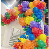 412Pcs Rainbow Balloon Arch Kit Assorted Colors 18 12 10 5 Inch, Diffe