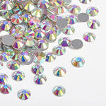 Flat Back Crystal Rhinestones Round Gems For Nail Art And Craft Glue Fix, Crystalab (4.6-4.8Mm) Ss20/1440Pcs