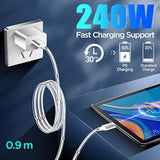 Magnetic Charging Cable,Type C To Type C (3.3 Ft) Super Organized Charging Mag