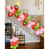 6 Pcs Giant Strawberry Balloons 23" Cute Berry Balloons for 1st Birthday Party