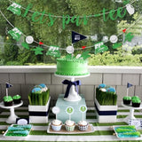 Let'S Par Tee Banner, Tee Banner Golf Themed Birthday Party Decoration, Golf Themed Retirement Party Decorations?Green Glitter