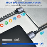 Usb To Usb Cable 20 Ft,Usb 3.0 A To A Male Cable Double End Cord Compatible For Data Transfer,Hard Drive,Laptop,Dvd,Tv, Hub And More (20Ft/6M)