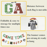 Game Time Football Banner Garland & Decor For Football Party, Sports, Baby Shower & Birthday Party Supplies