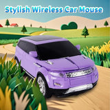 Wireless Mouse Car Computer Mouse For Pc Laptop (Purple)