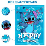 Stitch Party Supplies, Pin The Nose On Stitch, Stitch Party Games For Boys Girls, Large Poster 24Pcs Stickers For Stitch Birthday Party Decorations