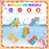 24 Pack Unicorn Dinosaur Party Favors For Kids Goodie Bags Stuffers Pop Fidget Toys Bulk Its,Unicorn Toys Pinata Stuffers Birthday Party Favors Small Kids Mini Classroom Prizes Pop Keychain It