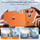 3 Set Camera Lens Protector For Iphone 17 Pro Max/17 Pro/16 Pro Max/16 Pro/15 Pro Max/15 Pro, Individual Anti Shatter Lens Protector,[15Ft Military Grade Protection],1-Second Auto-Install- Clear