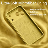 Magnetic Phone Case for iPhone 17 Pro Max, 6.9" Yellow