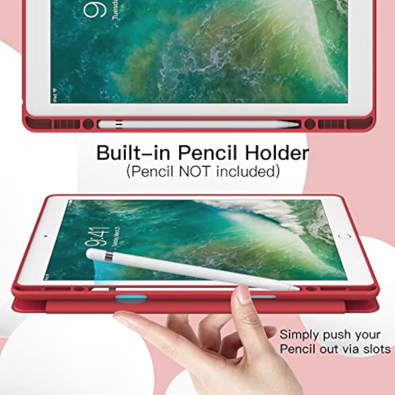 JETech Case for iPad Pro 12.9 Inch (2015/2017 Model, 1st/2nd Generation) with