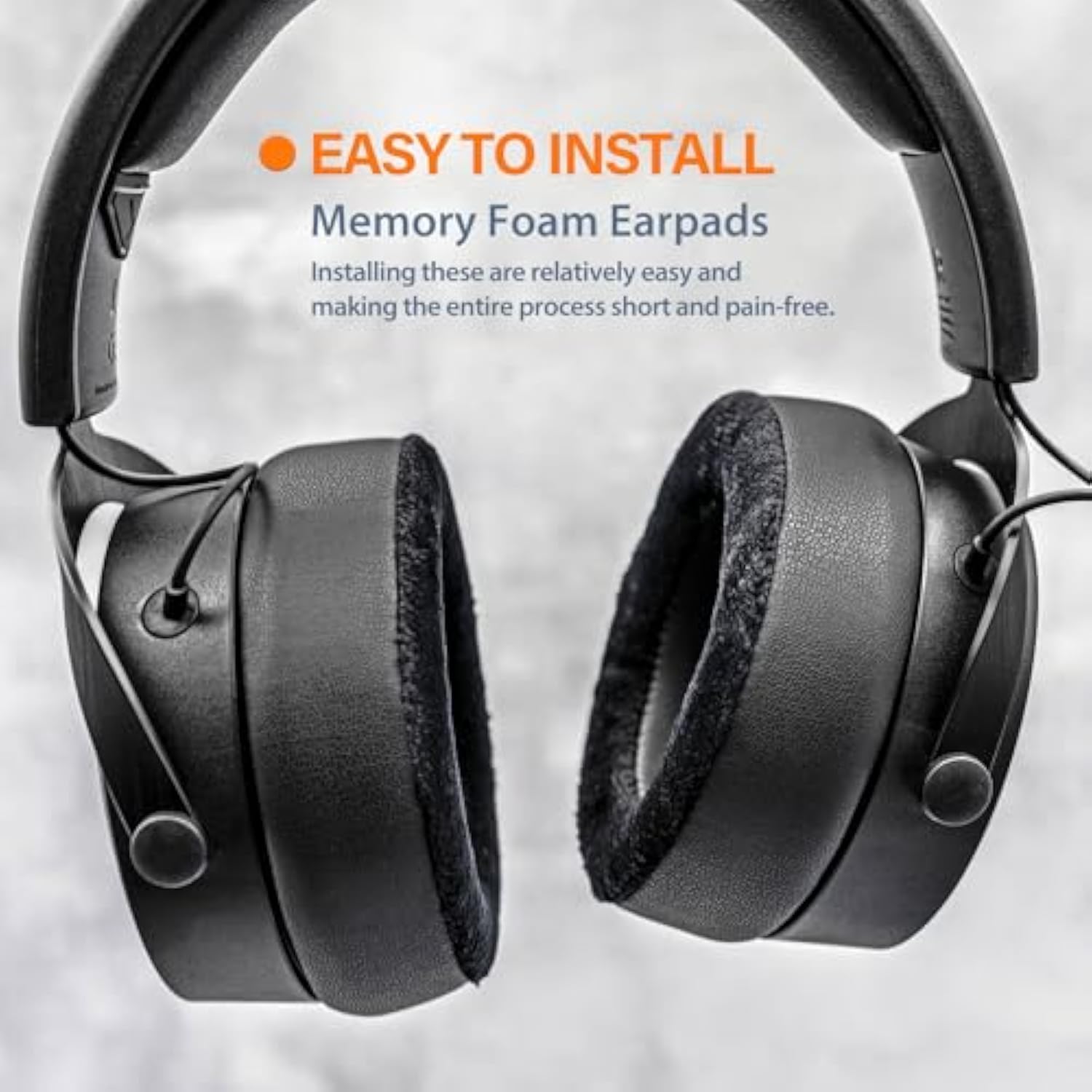 Earpads Compatible With Dt700 Prox Dt900 Prox, Replacement Ear Pads Cushions With High-Density Noise Isolation Foam - Hybrid Velour