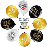 50 Pcs Going Away Party Balloons We Will Miss You Decor 12 Inch