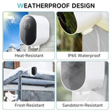 Arlo 2 Pack 10Ft Magnetic Charging Cable - Compatible With Arlo Pro 5S 2K, 4, 3, Ultra 2, Ultra, Go 2 Security Cameras - Weather Resistant Connector Power Adapter